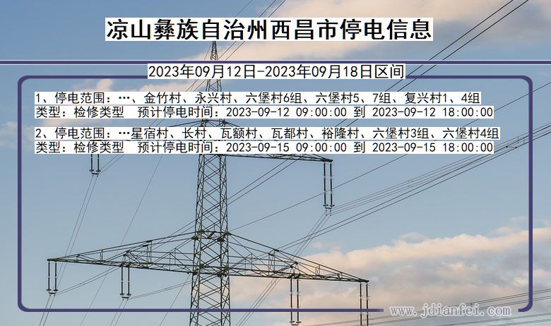 西昌停電公告最新信息及其深度影響分析