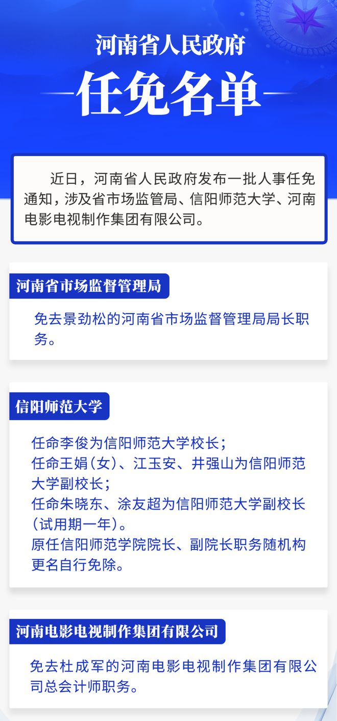 河南省政府最新任免，推動治理現(xiàn)代化的重要舉措