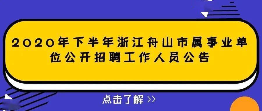 浙江舟山最新招聘信息全面概覽